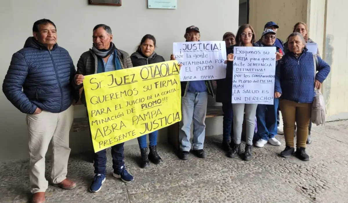 Abre Pampa exige sentencia definitiva tras 20 años de contaminación por Metal Huasi