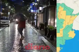 Alerta amarilla por tormentas fuertes en Santiago del Estero: cuándo llegará el peor momento