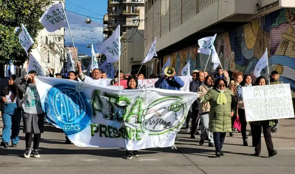 ATSA anuncia paro y marcha en Jujuy: exigen bono de 1,5 millones y transporte gratuito