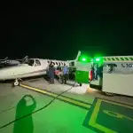 Avión sanitario realizó dos complejos traslados en una misma jornada