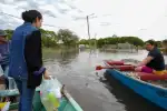 Barranqueras moviliza ayuda a familias ribereñas frente a la crecida del Paraná