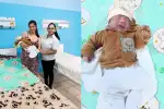 ¡Bebé récord en Santiago! Neitan nace con 5.1 kg tras parto normal