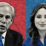 Gina Hinojosa lidera encuestas latinas mientras Greg Abbott domina zonas rurales en Texas