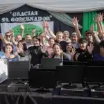 Gobernador Zdero fortalece la Escuela de la Familia Agrícola con equipamiento y apoyo económico