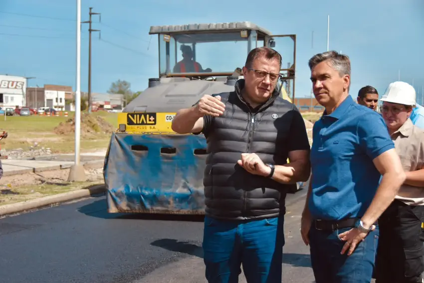Gobernador Zdero impulsa la repavimentación de la avenida Soberanía Nacional-Malvinas