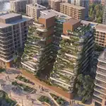 IRSA presenta lujoso proyecto con terrazas y vistas al río para transformar el barrio