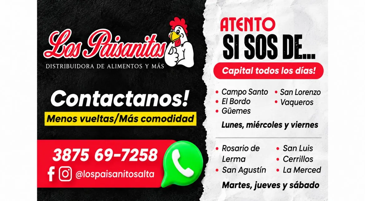 Los Paisanitos expande su presencia en Salta con precios al por mayor y ofertas que cuidan tu bolsillo