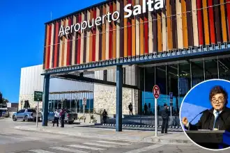 Milei aterriza en Salta tras visita a Catamarca antes de regresar a BA