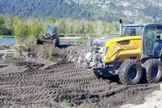 Pampa Linda recuperará conectividad con un puente Bailey tras la crecida del río Manso