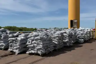 Puerto de Barranqueras impulsa exportaciones: 39 toneladas de carbón viajan a Australia
