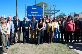 Santiago del Estero honra a exintendente Infante con el nombre de su paseo verde