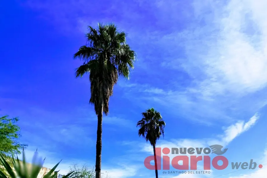 Santiago del Estero: Viernes caluroso sin lluvia, temperaturas de 17 a 30°C