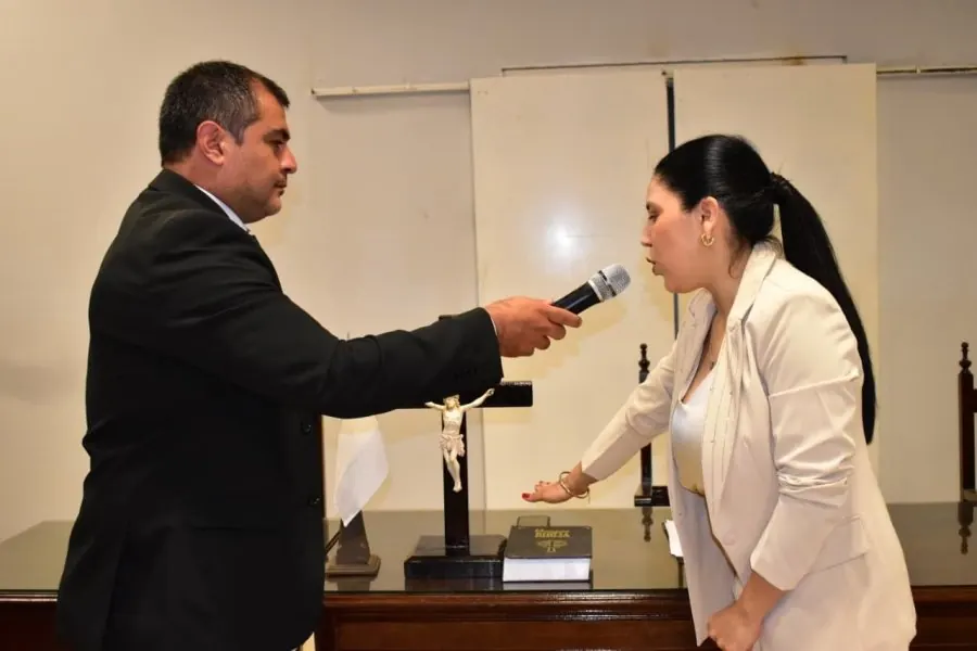 Yanina Iturre toma las riendas de Fernández en su primer día como intendenta